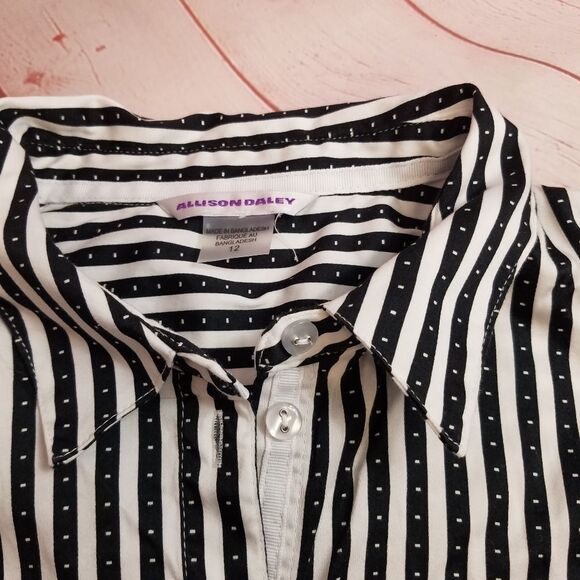 Allison Daley buttondown blouse 12 - Picture 2 of 5